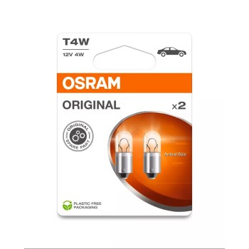 OSRAM Λαμπτήρας Αυτοκινήτου ORIGINAL - METAL BASE T4W BA9s / BLI ECO